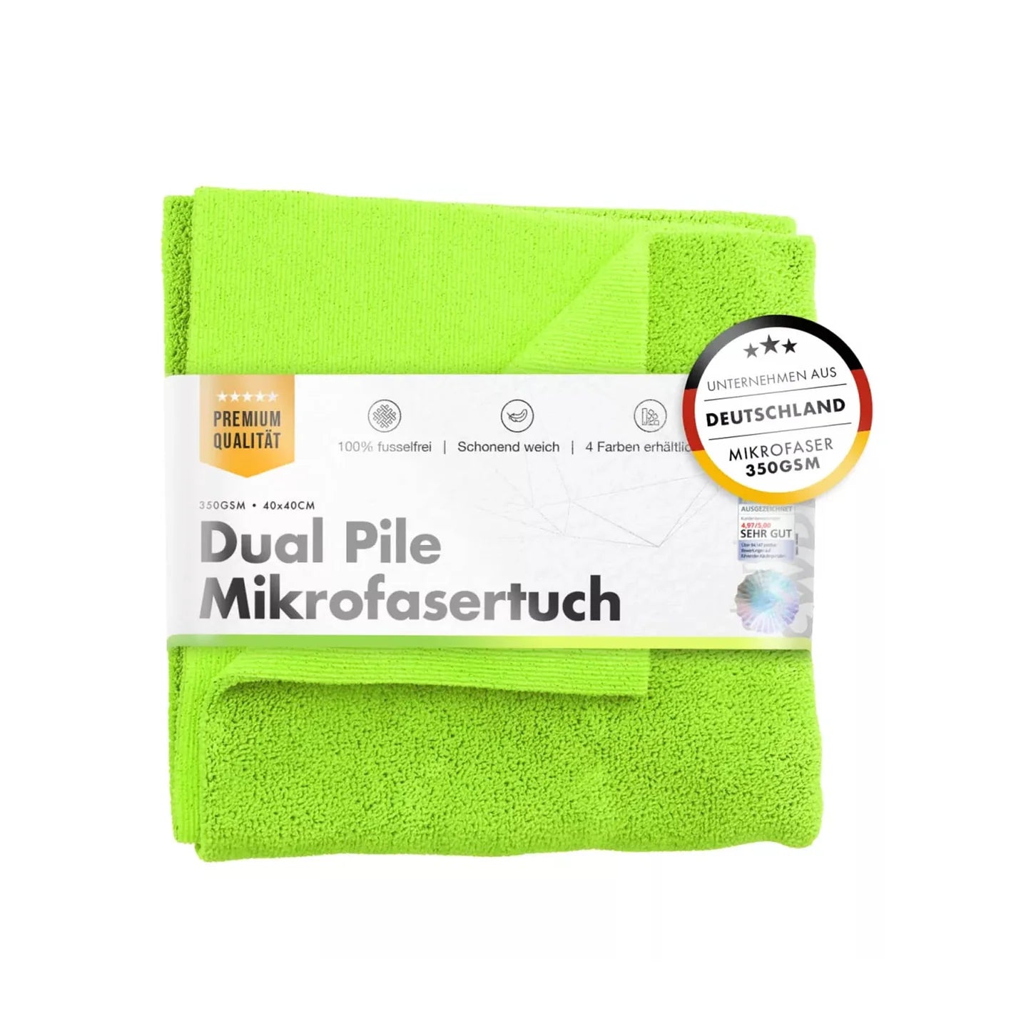 chemicalworkz krpa od mikrovlakana Dual Pile – 40 × 40 cm – 350 GSM