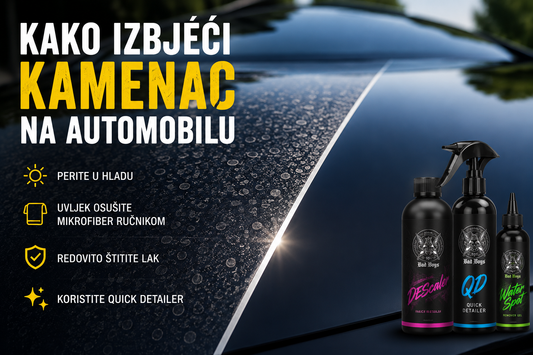 Kako izbjeći kamenac na automobilu