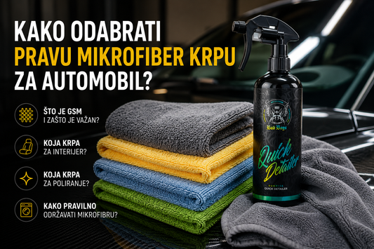 Kako odabrati pravu mikrofiber krpu za automobil?