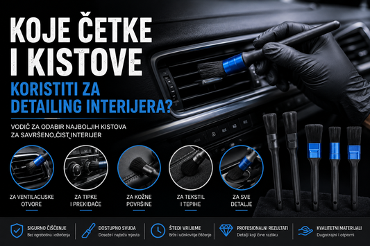 Koje četke i kistove koristiti za detailing interijera?