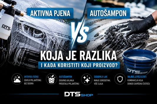 Aktivna pjena ili autošampon – koja je razlika i kada koristiti koji proizvod?