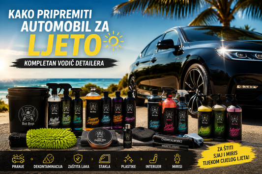 Kako pripremiti automobil za ljeto-kompletan vodič detailera