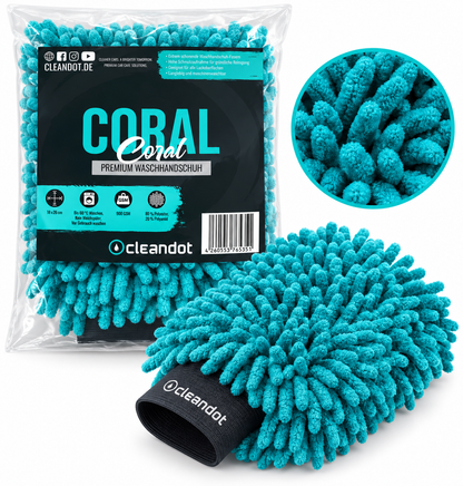Rukavica za pranje od mikrovlakana Cleardot CORAL