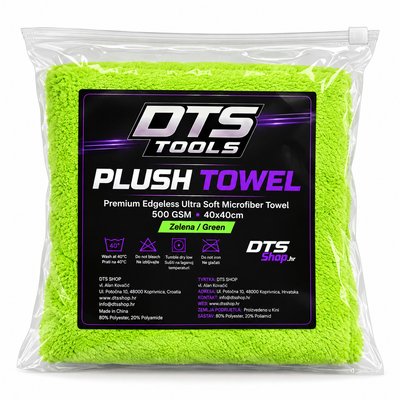 DTS TOOLS Plush Towel 500 GSM 40x40 Ultra mekana krpa od mikrovlakana