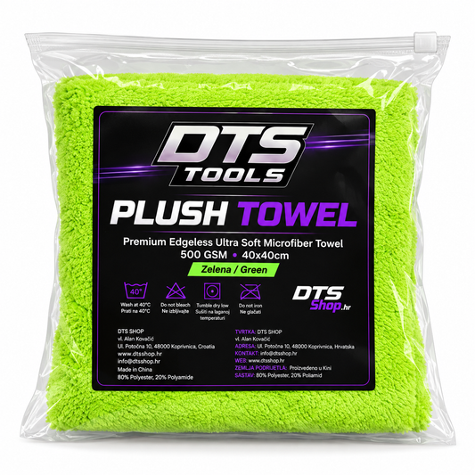 DTS TOOLS Plush Towel 500 GSM 40x40 Ultra mekana krpa od mikrovlakana