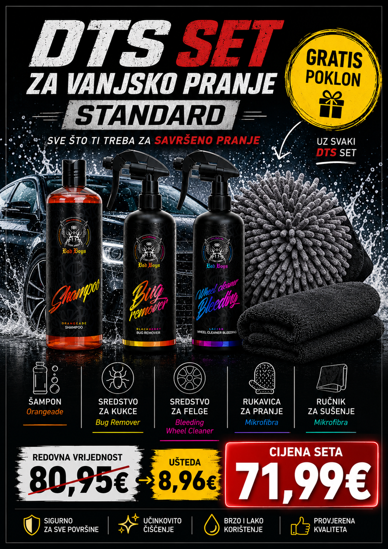 Set za vanjsko pranje STANDARD-DTS