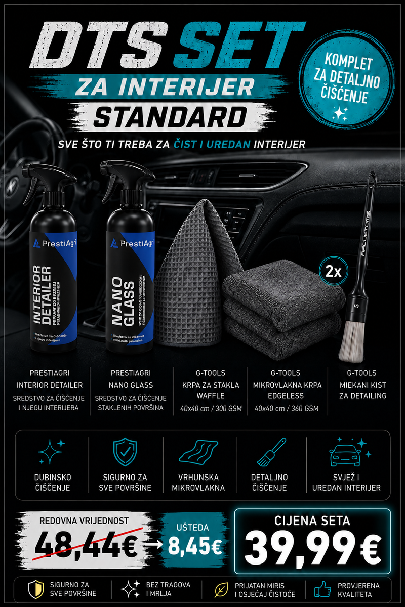 Set za čišćenje interijera STANDARD-DTS