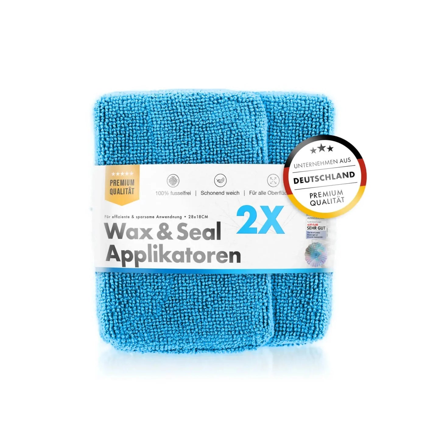 chemicalworkz microfiber applicator – blue – 2 pcs