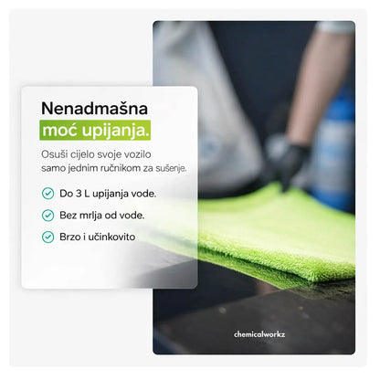 chemicalworkz Shark Drying Towel 60×40 cm – 1400 GSM