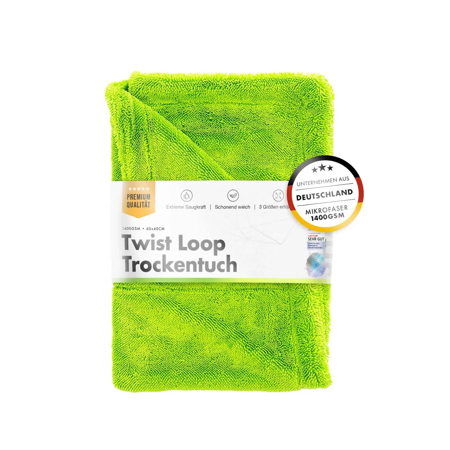 chemicalworkz Shark Drying Towel 60×40 cm – 1400 GSM